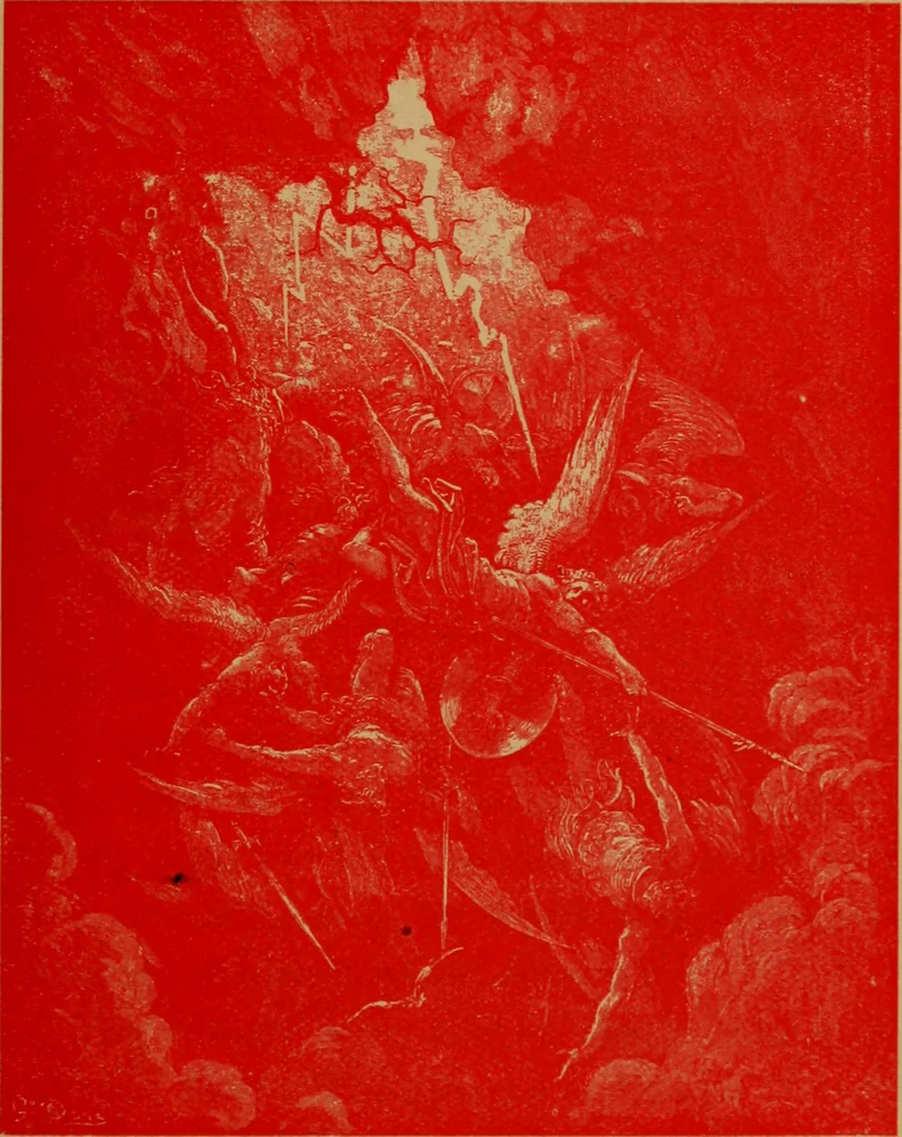 An illustration from The tree of knowledge; a startling scientific study of the original sin, and the sin of the angels, with a history of spiritism in all ages, 1894, leaf 120