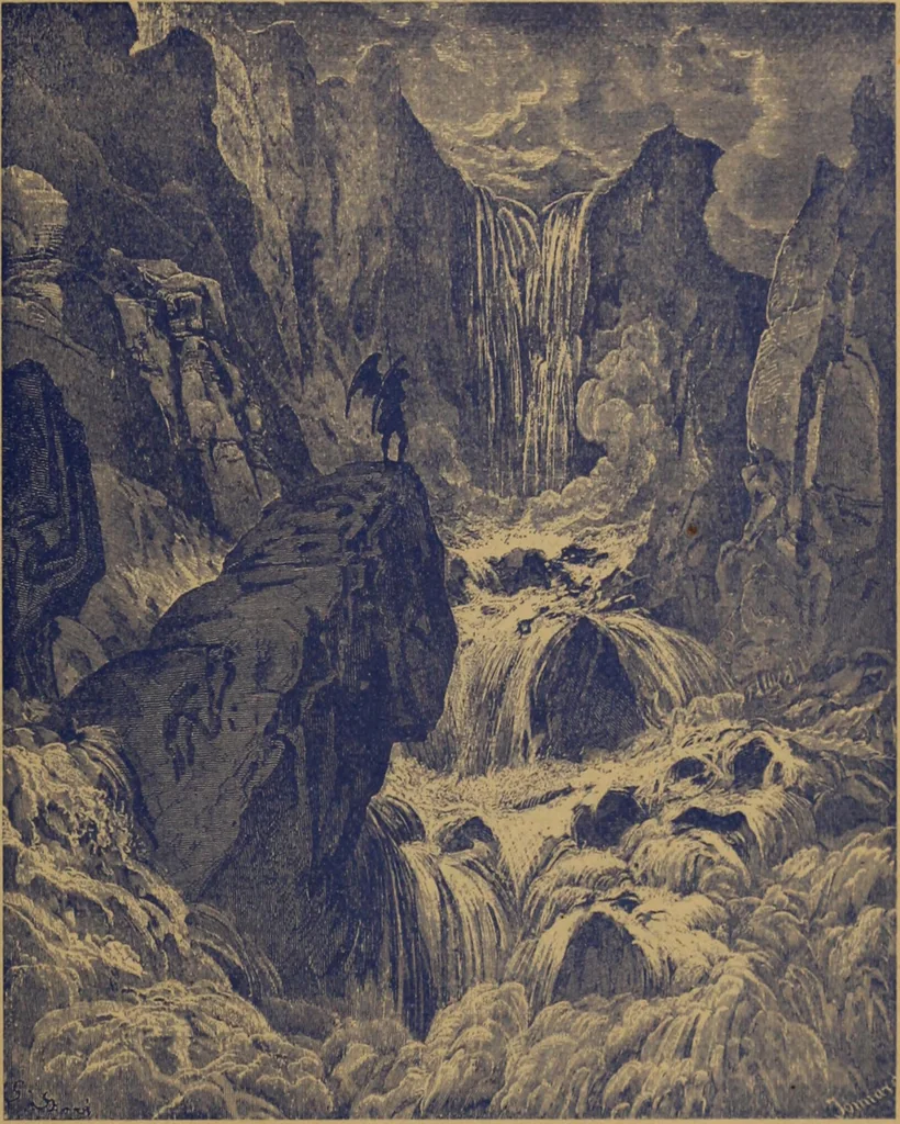 An illustration from The tree of knowledge; a startling scientific study of the original sin, and the sin of the angels, with a history of spiritism in all ages, 1894, leaf 150