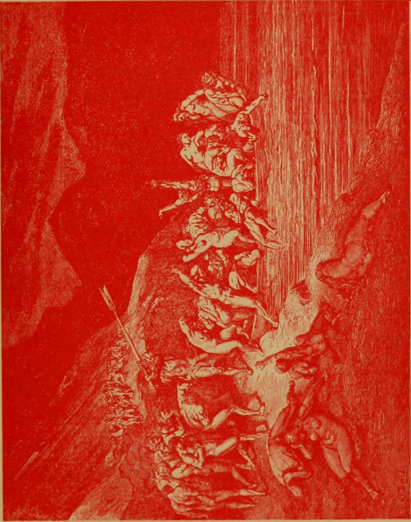 An illustration from The tree of knowledge; a startling scientific study of the original sin, and the sin of the angels, with a history of spiritism in all ages, 1894, leaf 312