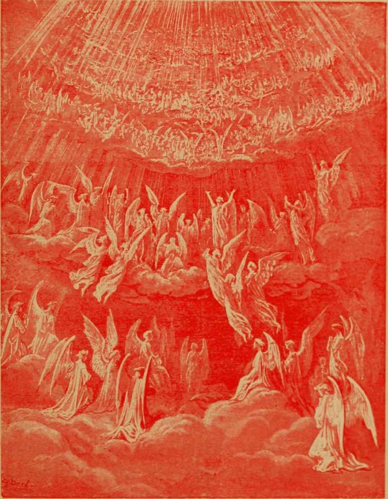 An illustration from The tree of knowledge; a startling scientific study of the original sin, and the sin of the angels, with a history of spiritism in all ages, 1894, leaf 422