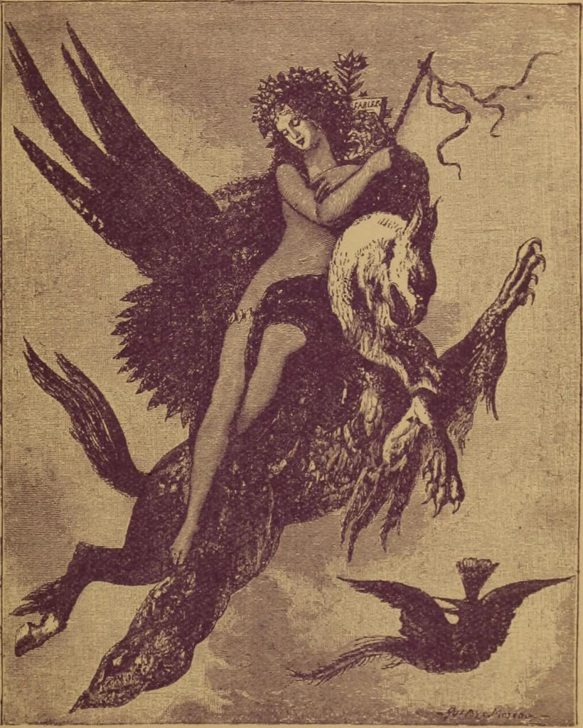 An illustration from The tree of knowledge; a startling scientific study of the original sin, and the sin of the angels, with a history of spiritism in all ages, 1894, leaf 58