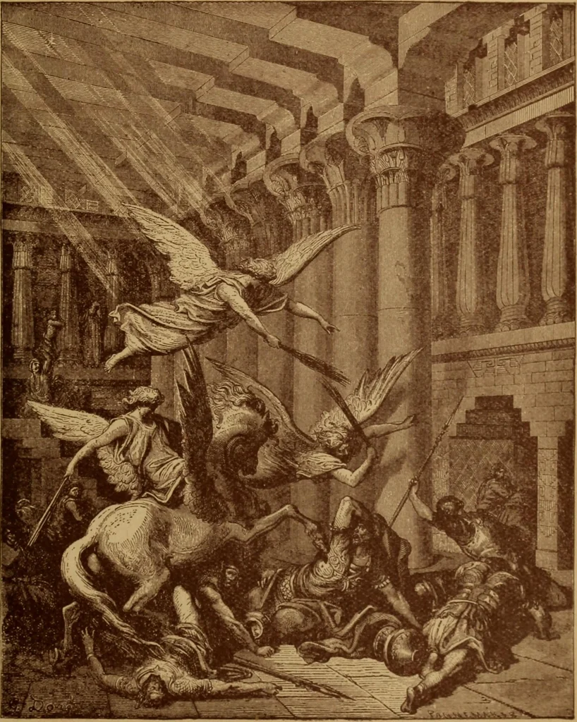 An illustration from The tree of knowledge; a startling scientific study of the original sin, and the sin of the angels, with a history of spiritism in all ages, 1894, leaf 88