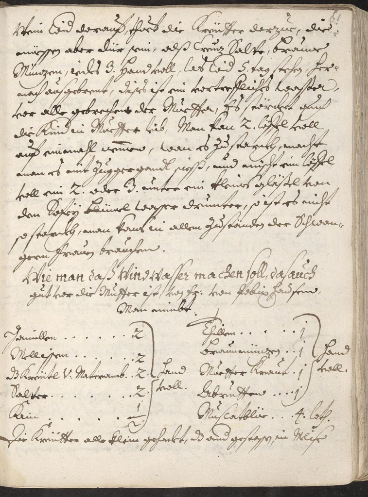 An illustration from Treffliche Arzeneybuch [17--?], 1700, leaf 67