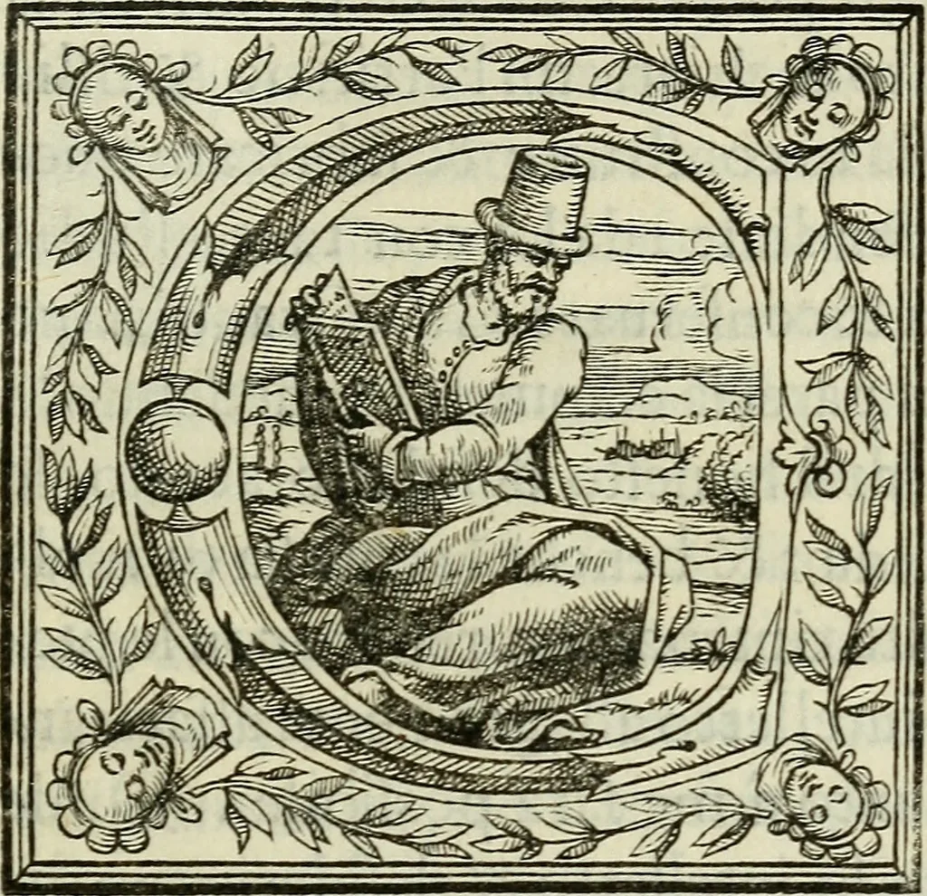 An illustration from Tre libri della sostanza et forma del mondo, 1545, leaf 12