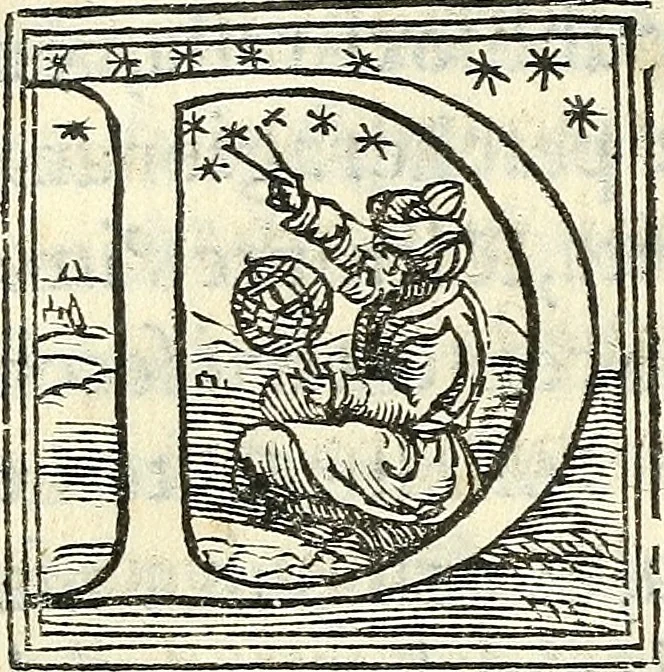 An illustration from Tre libri della sostanza et forma del mondo, 1545, leaf 121