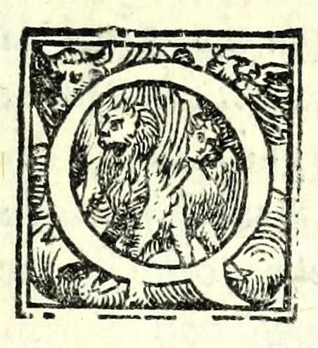 An illustration from Tre orationi di Rvzzante, recitate in lingva rvstica alli illvstris. signori cardinali Cornari & Pisani : con vno ragionamento & vno sprolico, insieme con vna lettera scritta allo Aluarotto per lo istezzo Ruzante : tutte opere ingeniose, argute, & di marauiglioso piacere, non piu stampate, 1555, leaf 21