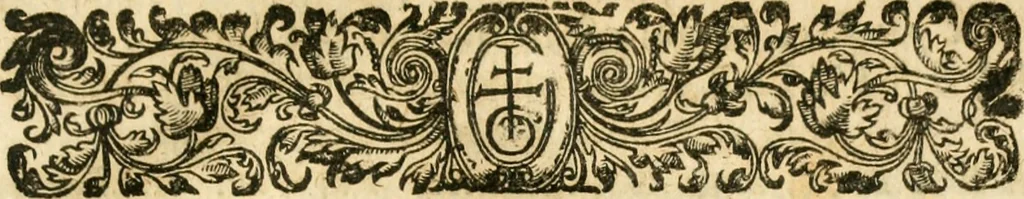 An illustration from Tresor de recherches et antiquitez gavloises et Françoises, reduites en ordre alphabetique : et enrichies de beaucoup d'origines, epitaphes, & autres choses rares & curieuses, comme aussi de beaucoup de mots de la langue thyoise ou theuthfranque, 1655, leaf 676