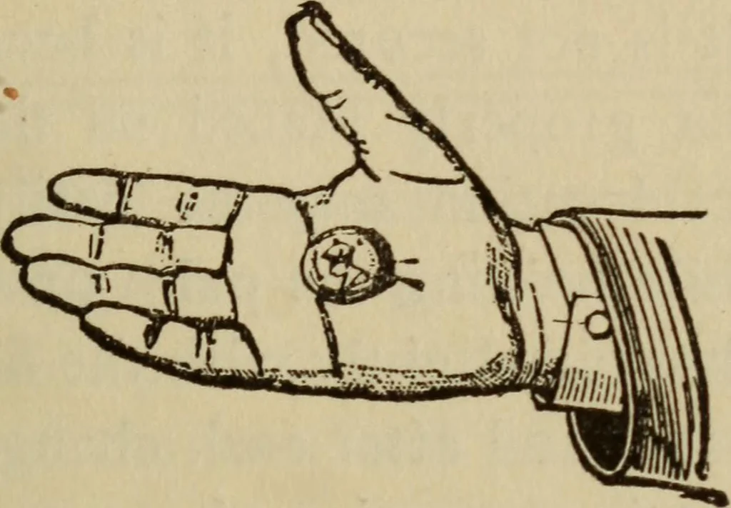 An illustration from Tricks and magic made easy, by Edward Summers Squier, M.A, 1919, leaf 100