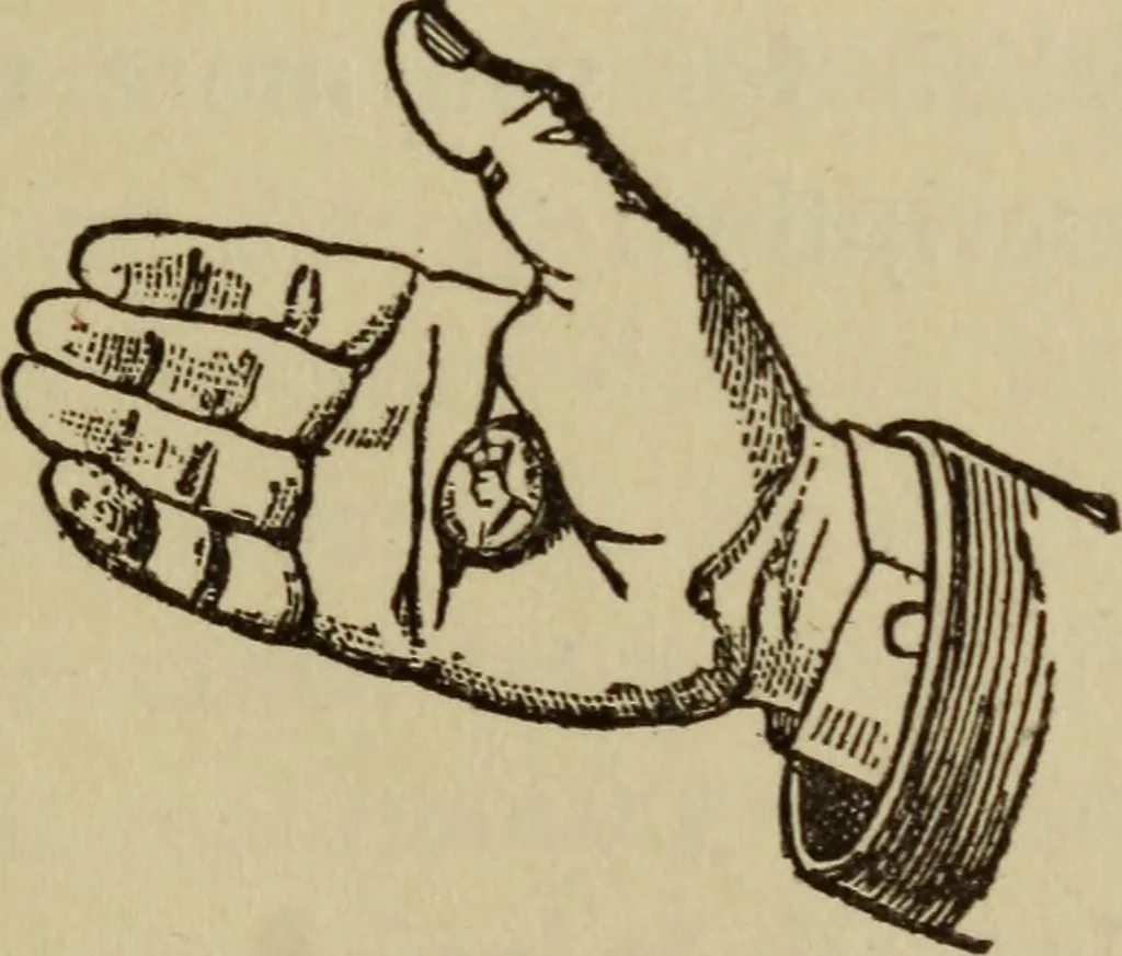 An illustration from Tricks and magic made easy, by Edward Summers Squier, M.A, 1919, leaf 100