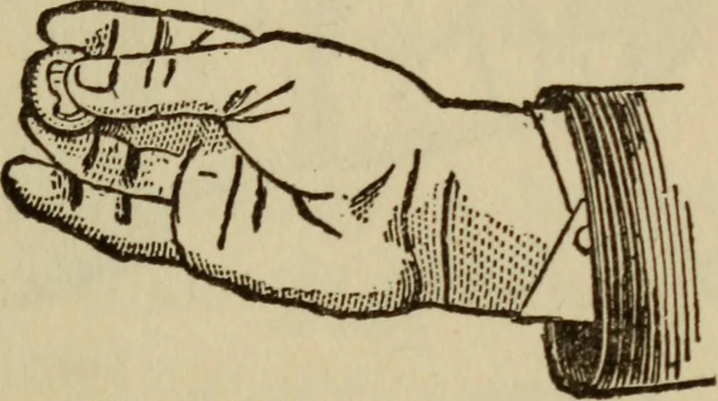 An illustration from Tricks and magic made easy, by Edward Summers Squier, M.A, 1919, leaf 104