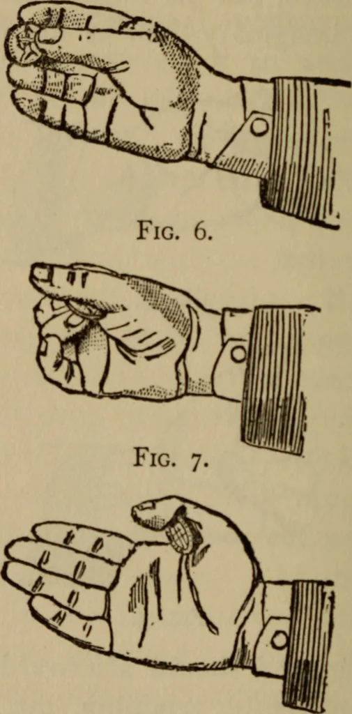 An illustration from Tricks and magic made easy, by Edward Summers Squier, M.A, 1919, leaf 105