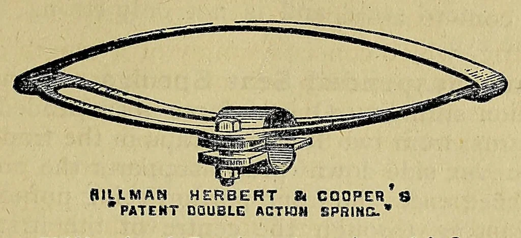 An illustration from The tricyclists' indispensable annual and handbook; a guide to the pastime, and complete cyclopaedia on the subject, 1883, leaf 59