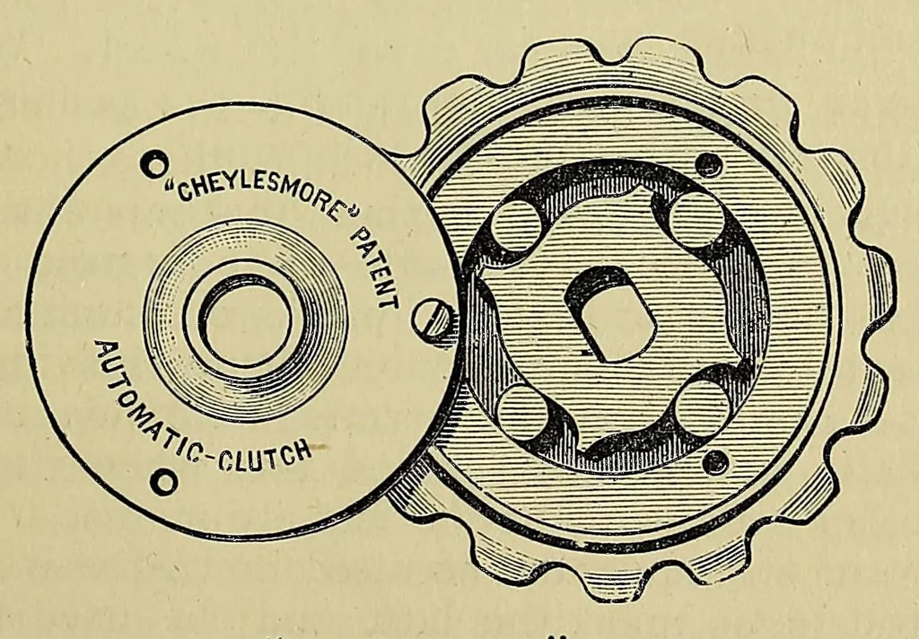 An illustration from The tricyclists' indispensable annual and handbook; a guide to the pastime, and complete cyclopaedia on the subject, 1883, leaf 85