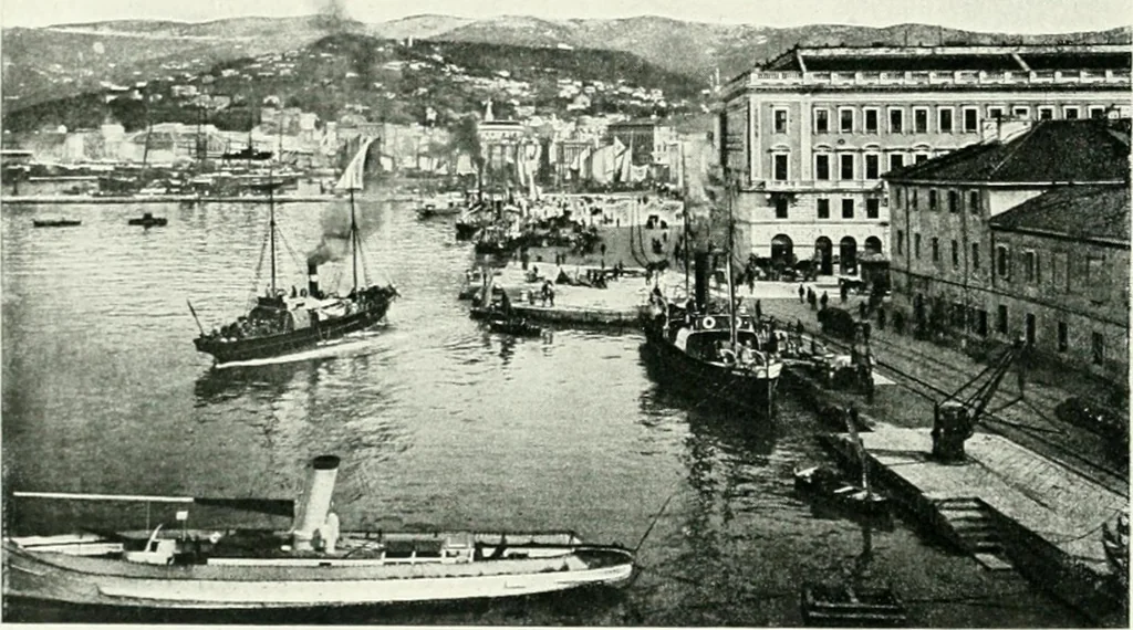 An illustration from Trieste, 1906, leaf 71