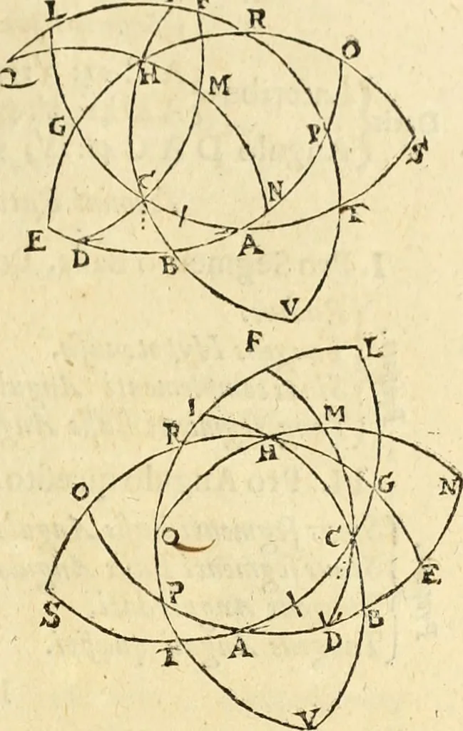 An illustration from Trigonometria Artificialis, 1633, leaf 56