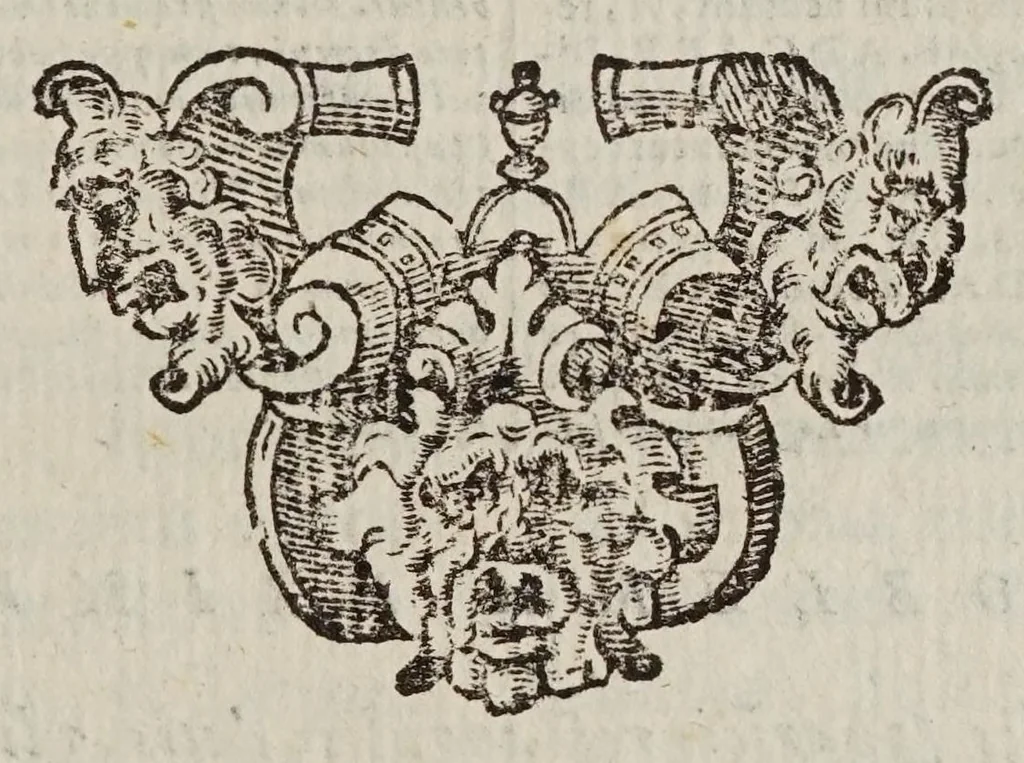 An illustration from Trigonometria plana, et sphaerica, linearis, & logarithmica : hoc est tam per sinuum, tangentium, & sectantium multiplicationem, ac diuisionem iuxta veteres : quam per logarithmorum simplicem ferè additionem iuxta recentiores : ad triangulorum dimetiendos angulos, & latera procedens : cum Canone duplici trigonometrico, & Chiliade numerorum absolutorum ab 1 vsque ad 1000, eorumque logarithmis, ac differentijs : opusculum vniuersae mathesi vtilissimum : omniumq; terrestrium, ac caelestium dimensionum promptuarium, 1643, leaf 53