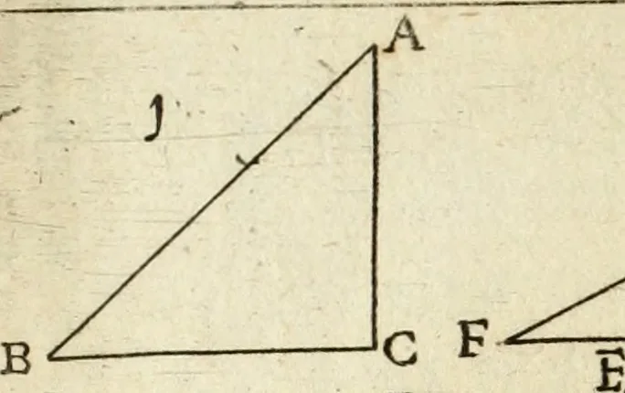 An illustration from Trigonometria Plana et Sphaerica, Linearis, and Logarithmica, 1643, leaf 199