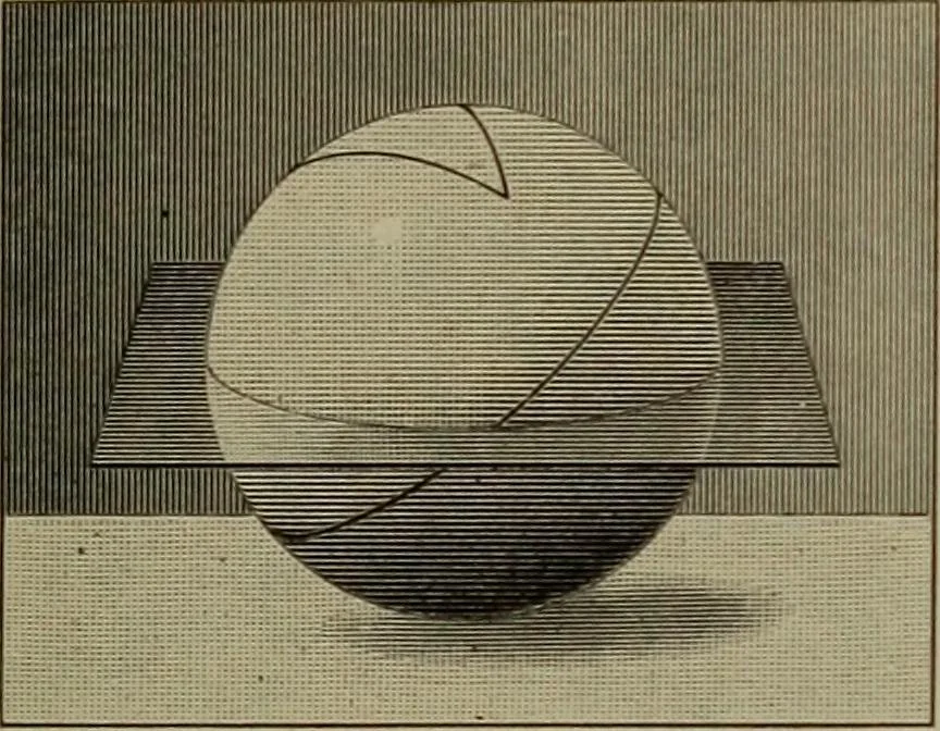 An illustration from Trigonometry, surveying and navigation, 1903, leaf 178