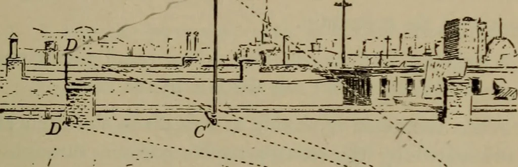An illustration from Trigonometry, surveying and navigation, 1903, leaf 78