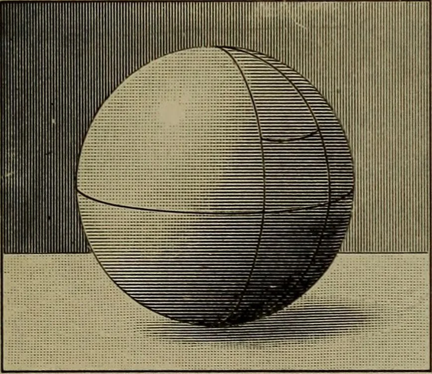 An illustration from Trigonometry, surveying and navigation, 1903, leaf 92