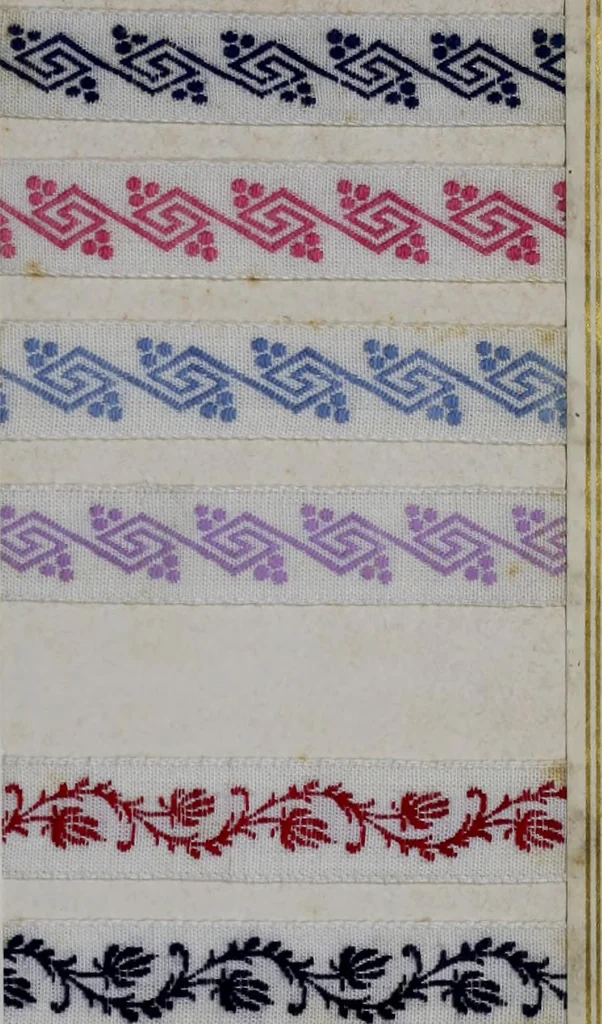 An illustration from [Trims and edgings, 1875, leaf 12