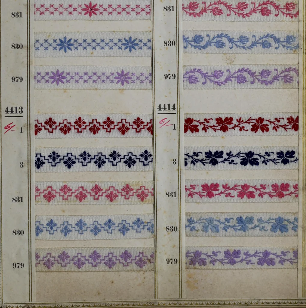 An illustration from [Trims and edgings, 1875, leaf 12