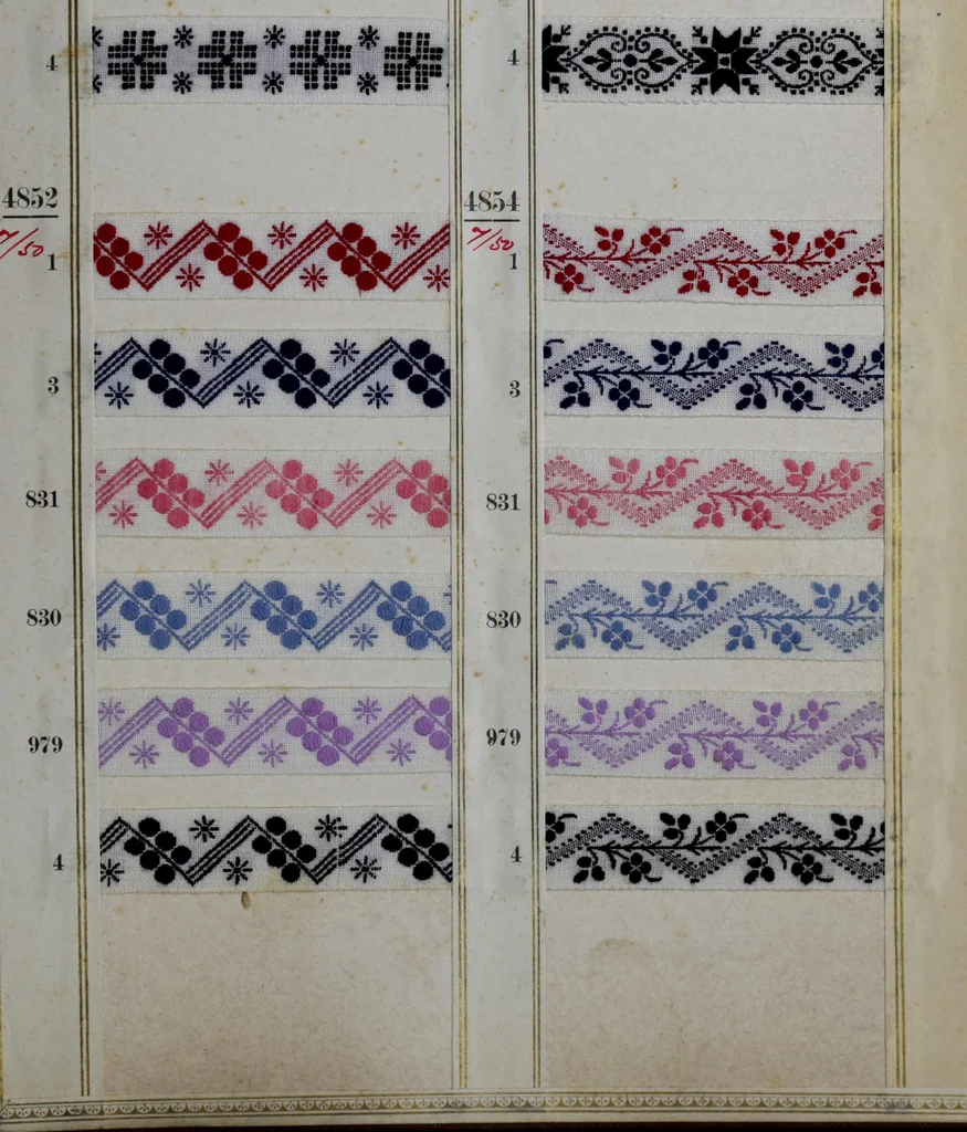 An illustration from [Trims and edgings, 1875, leaf 14