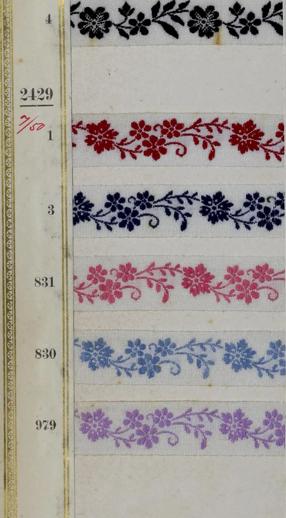 An illustration from [Trims and edgings, 1875, leaf 15