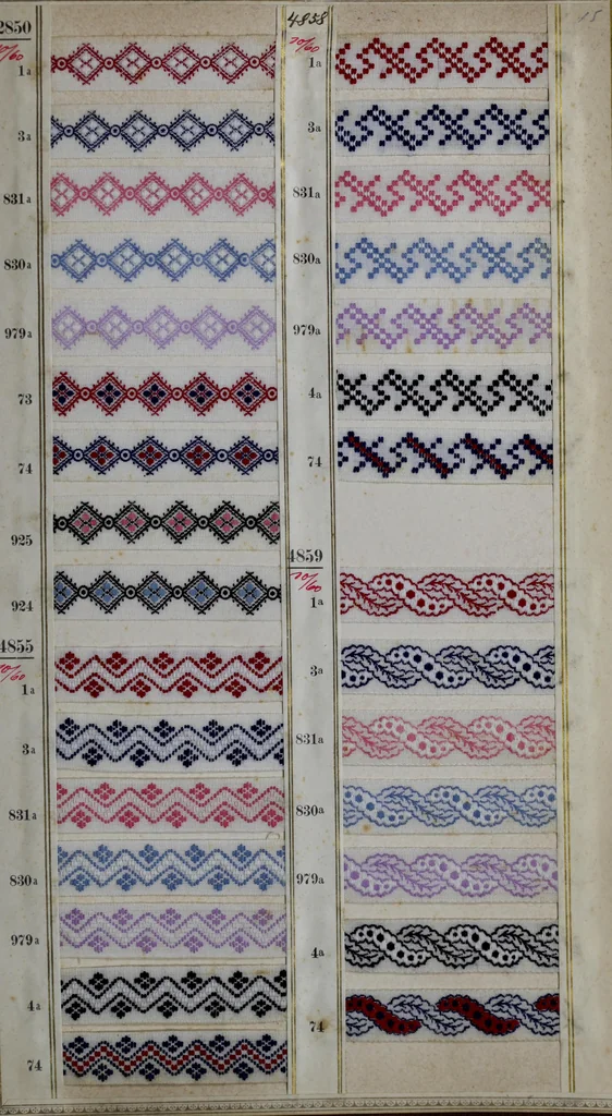 An illustration from [Trims and edgings, 1875, leaf 16