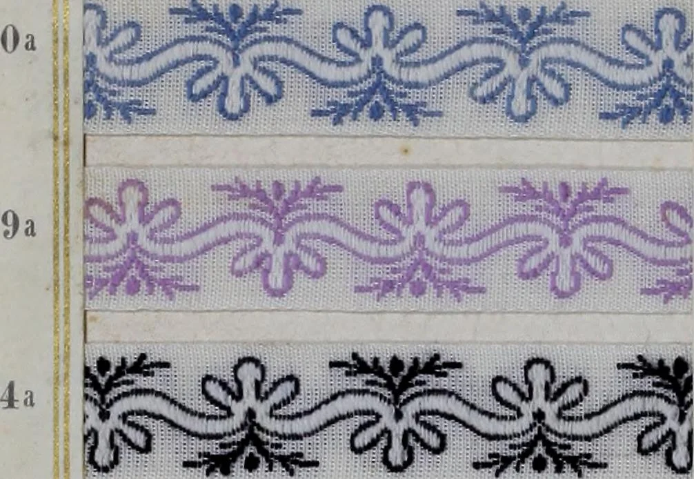An illustration from [Trims and edgings, 1875, leaf 17
