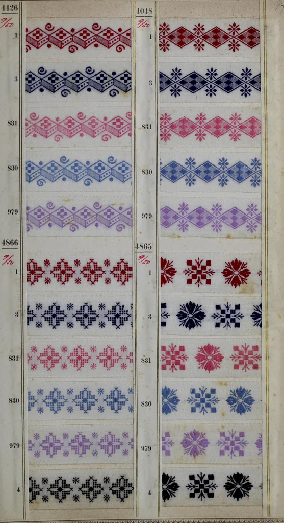 An illustration from [Trims and edgings, 1875, leaf 18