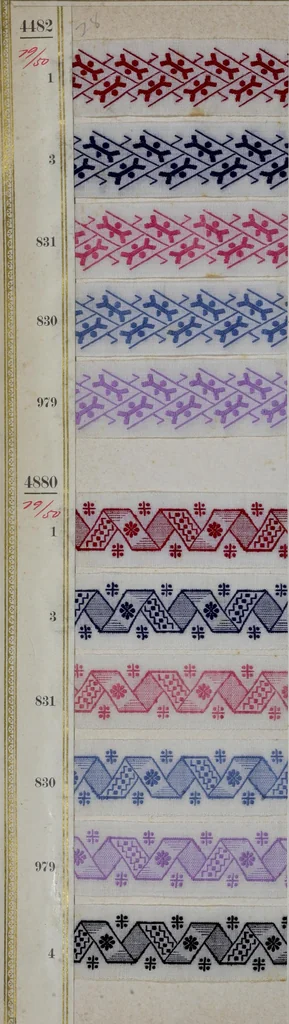 An illustration from [Trims and edgings, 1875, leaf 29