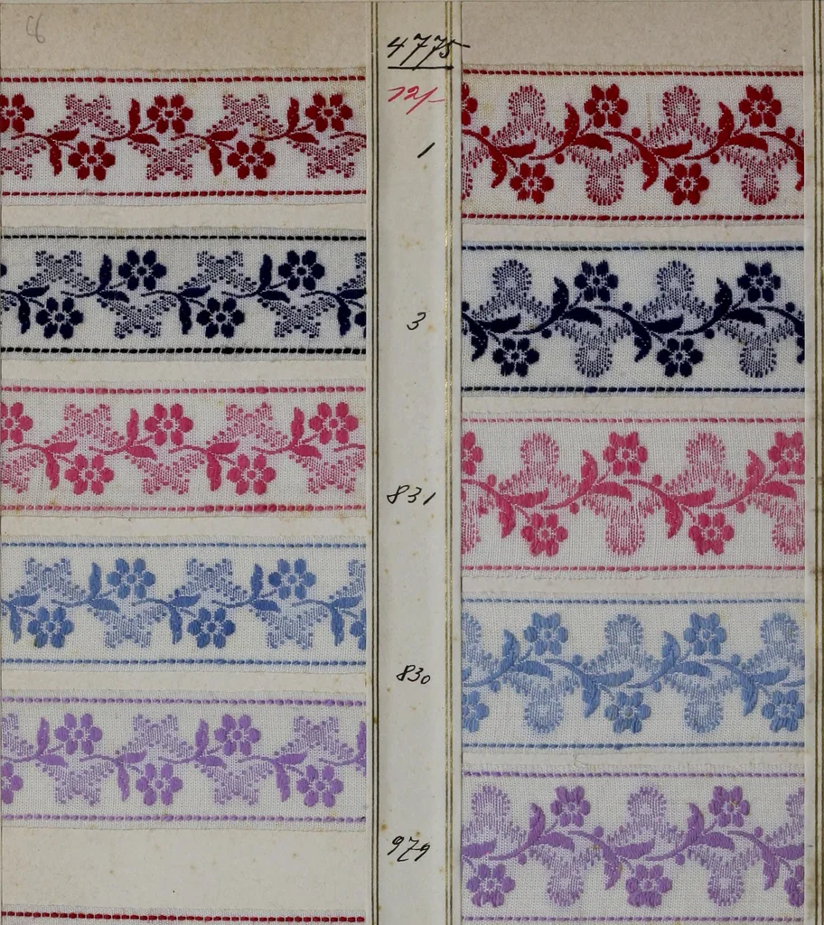An illustration from [Trims and edgings, 1875, leaf 9