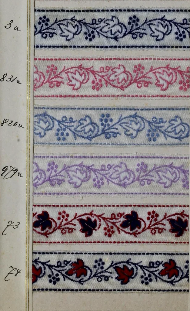 An illustration from [Trims and edgings, 1875, leaf 9