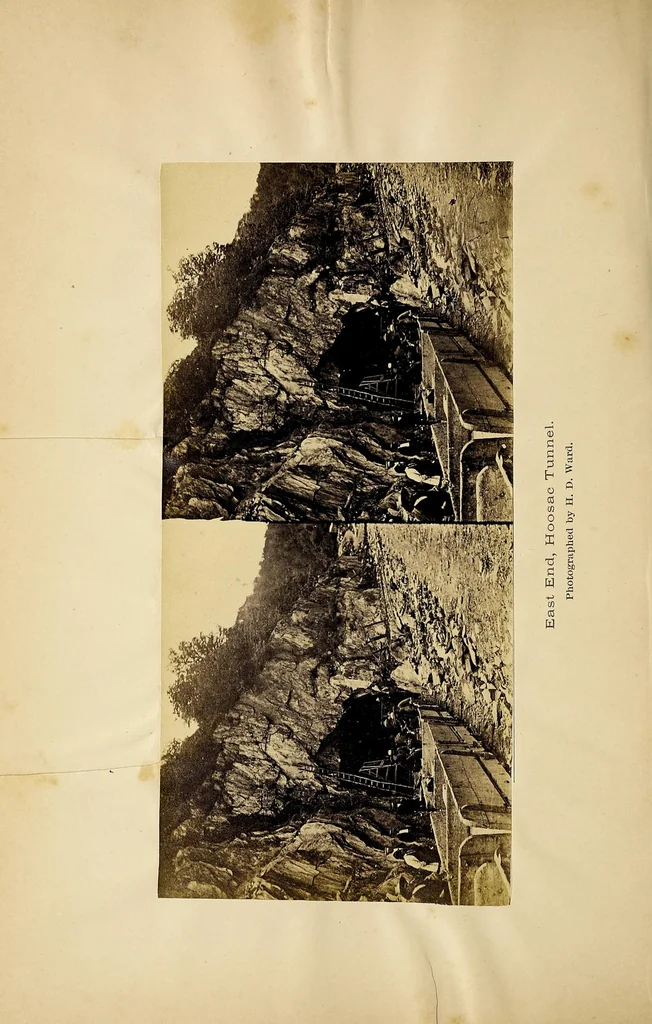 An illustration from Tri-nitro-glycerin : as applied in the Hoosac Tunnel, submarine blasting, etc. .., 1872, leaf 60