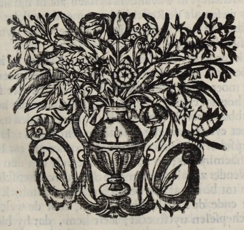 An illustration from Triomph vande waerachtige kercke ende vande catholycke religie over de atheisten, Mahomentaen, Heydenen, Ioden, schismatycken, alle soorten van ketters, ende sectarisen, beschreven door den eerw, 1673, leaf 51