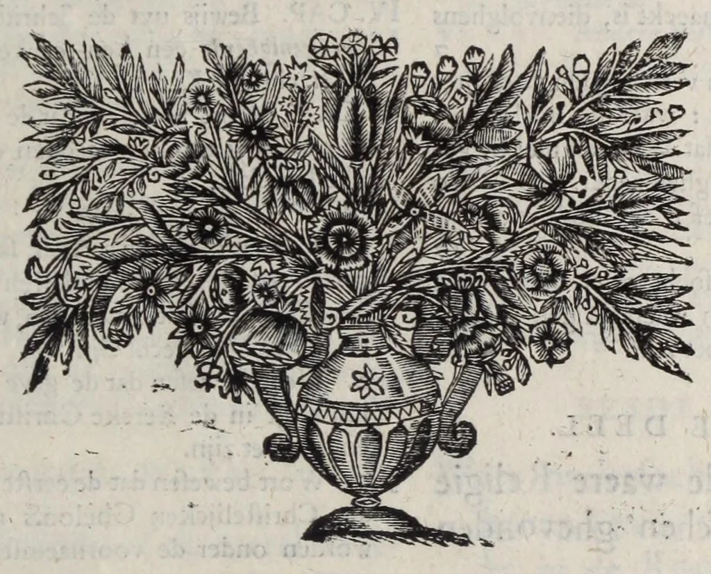 An illustration from Triomph vande waerachtige kercke ende vande catholycke religie over de atheisten, Mahomentaen, Heydenen, Ioden, schismatycken, alle soorten van ketters, ende sectarisen, beschreven door den eerw, 1673, leaf 615