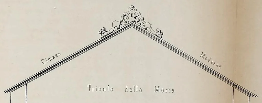 An illustration from Trionfo e danza della morte; o, Danza macabra a Clusone; Dogma della morte a Pisogne nella provincia di Bergamo, 1859, leaf 31