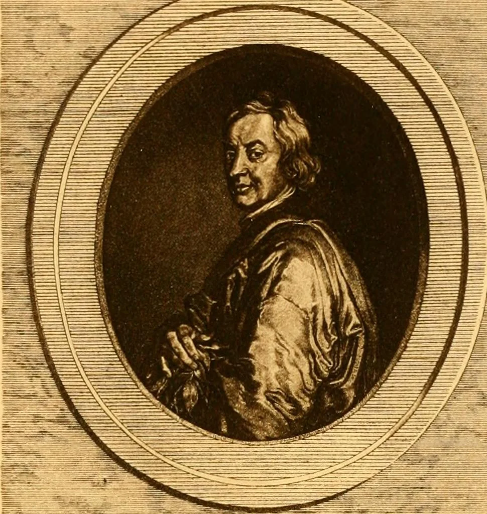 An illustration from A trio of eighteenth century French engravers of portraits in miniature. Ficquet, Savart, Grateloup, 1899, leaf 118