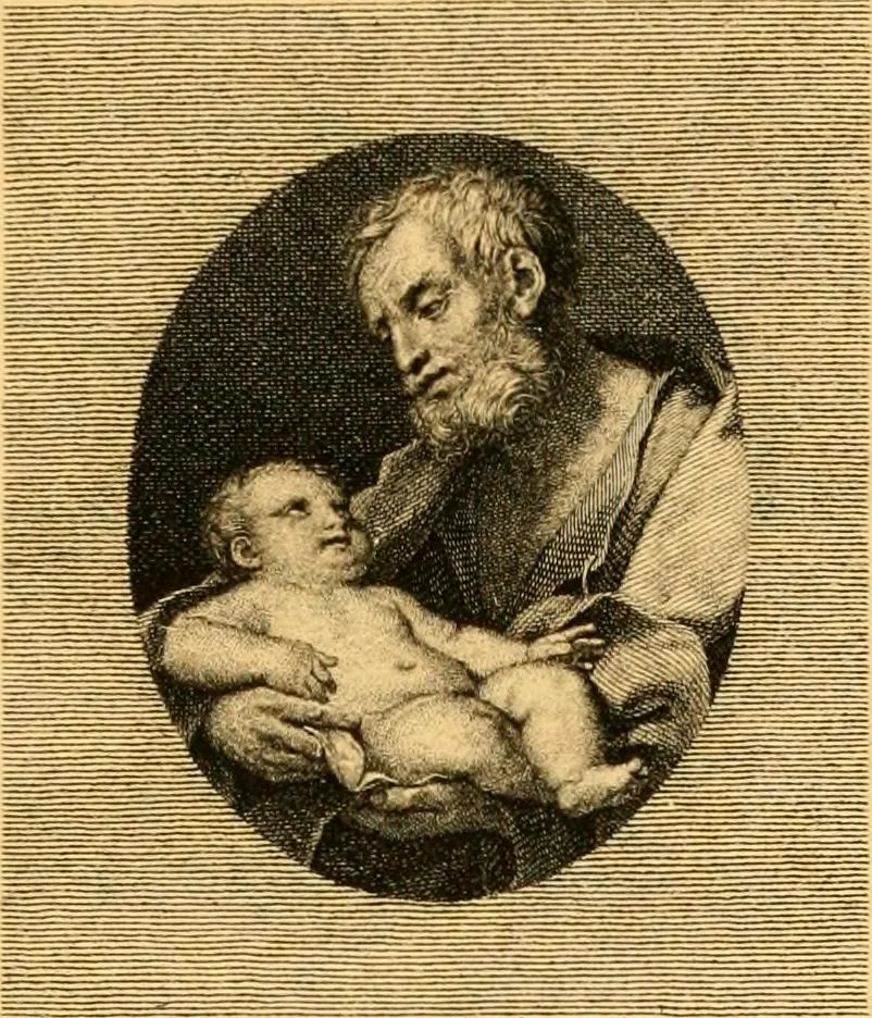 An illustration from A trio of eighteenth century French engravers of portraits in miniature. Ficquet, Savart, Grateloup, 1899, leaf 128