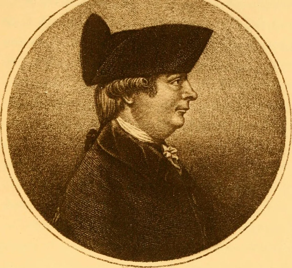An illustration from A trio of eighteenth century French engravers of portraits in miniature. Ficquet, Savart, Grateloup, 1899, leaf 68