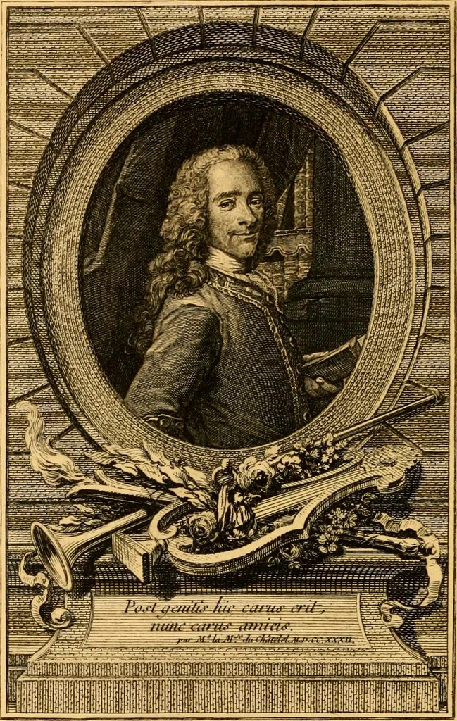 An illustration from A trio of eighteenth century French engravers of portraits in miniature. Ficquet, Savart, Grateloup, 1899, leaf 75