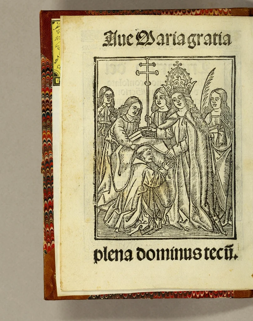 An illustration from Tripartito del christianissimo y consolatorio doctor Juan Gerson de doctrina christiana : a qualquiera muy p[ro]uechosa., 1544, leaf 6