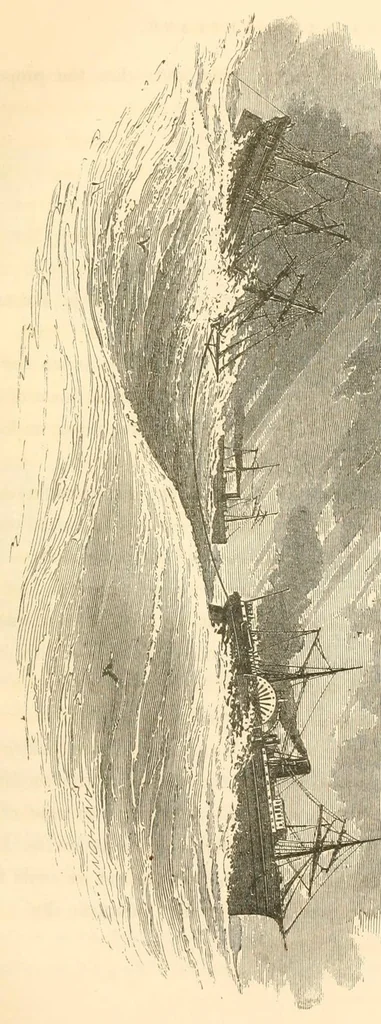 An illustration from A trip to Newfoundland; its scenery and fisheries; with an account of the laying of the submarine telegraph cable, 1855, leaf 105