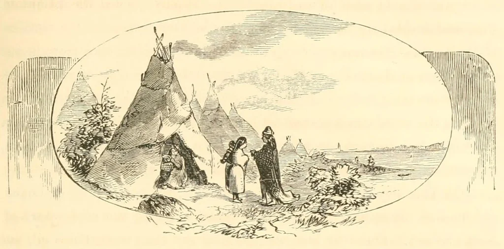 An illustration from A trip to Newfoundland; its scenery and fisheries; with an account of the laying of the submarine telegraph cable, 1855, leaf 107