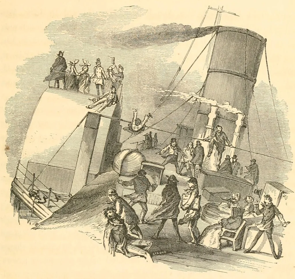 An illustration from A trip to Newfoundland; its scenery and fisheries; with an account of the laying of the submarine telegraph cable, 1855, leaf 15