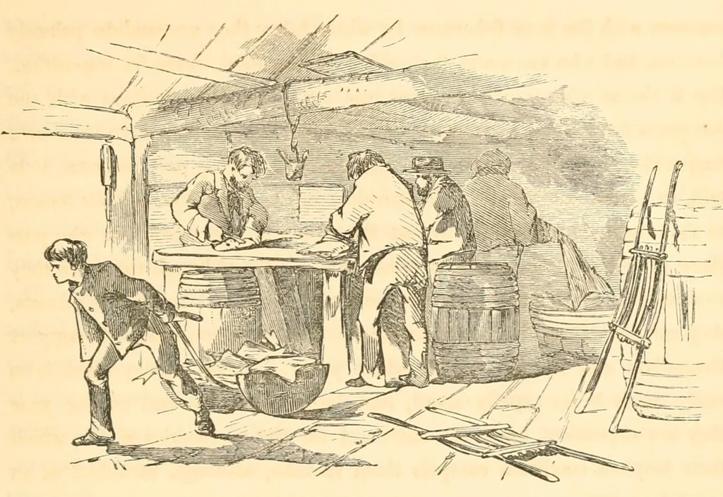 An illustration from A trip to Newfoundland; its scenery and fisheries; with an account of the laying of the submarine telegraph cable, 1855, leaf 57