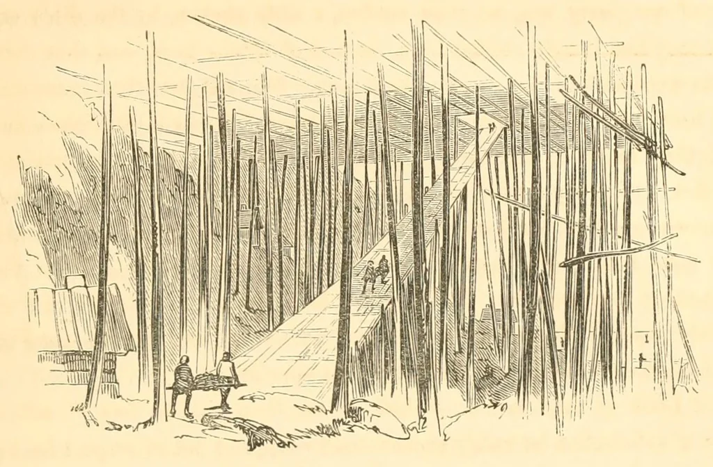 An illustration from A trip to Newfoundland; its scenery and fisheries; with an account of the laying of the submarine telegraph cable, 1855, leaf 61