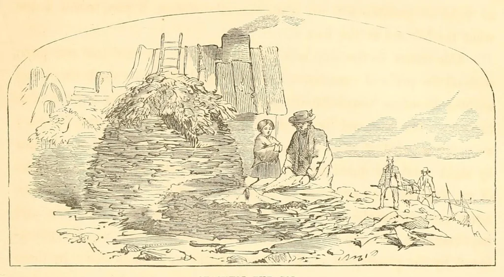 An illustration from A trip to Newfoundland; its scenery and fisheries; with an account of the laying of the submarine telegraph cable, 1855, leaf 65