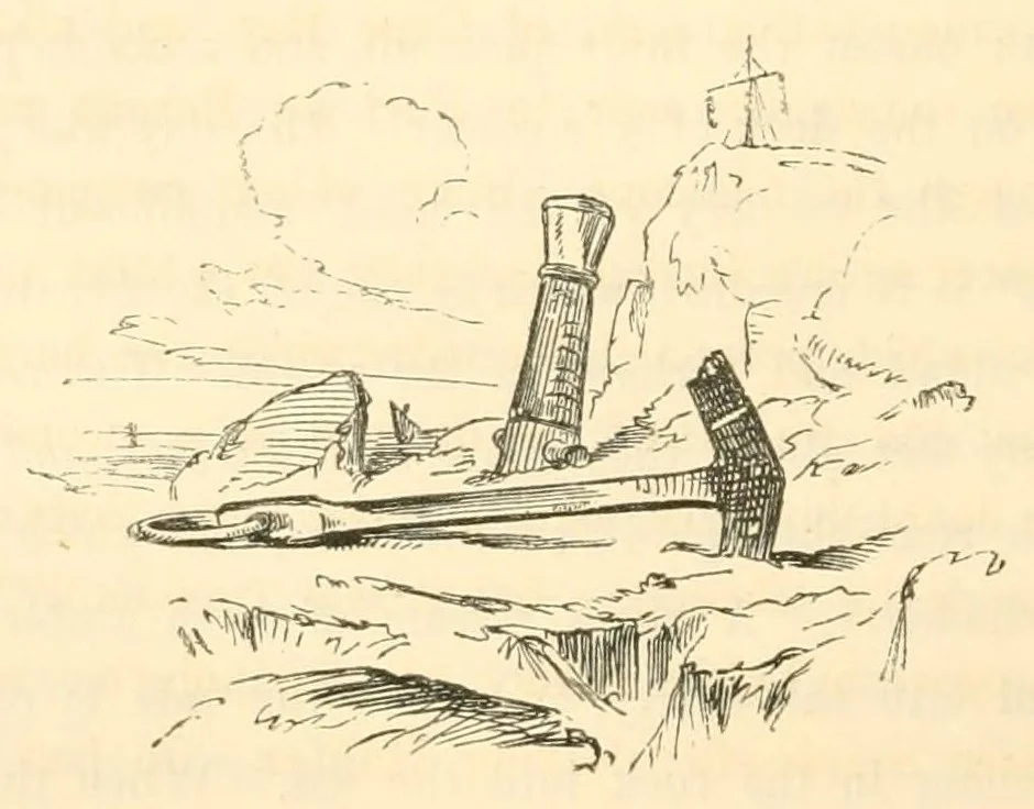 An illustration from A trip to Newfoundland; its scenery and fisheries; with an account of the laying of the submarine telegraph cable, 1855, leaf 72